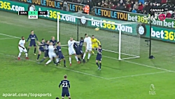 خلاصه بازی سوانسی 0-2 تاتنهام...