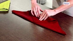 سفره آرایی با دستمال سفره به ش...