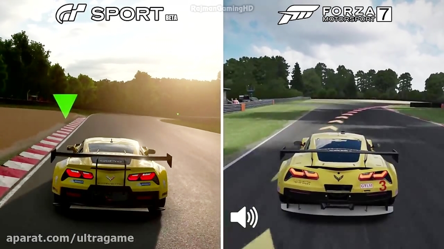 مقایسه گرافیکی بازی های Forza 7 و Gran Turismo Sport