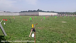 پرچم های بادنما در میدان تیران...