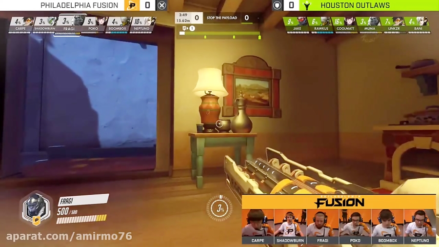 Philadelphia Fusion vs Houston Outlaws Map 1 FULL VOD - Overwatch League Stage 1 Day 2
