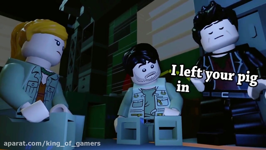 LITERAL Lego Jurassic World Trailer