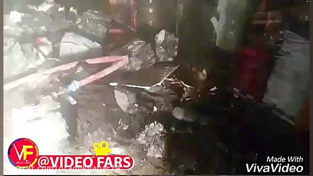 حریق گسترده در کوچه برلن زمان58ثانیه