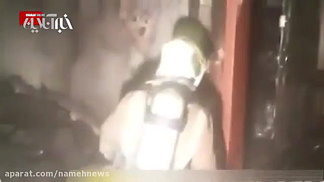 آتش سوزی یک پاساژ در کوچه برلن زمان68ثانیه