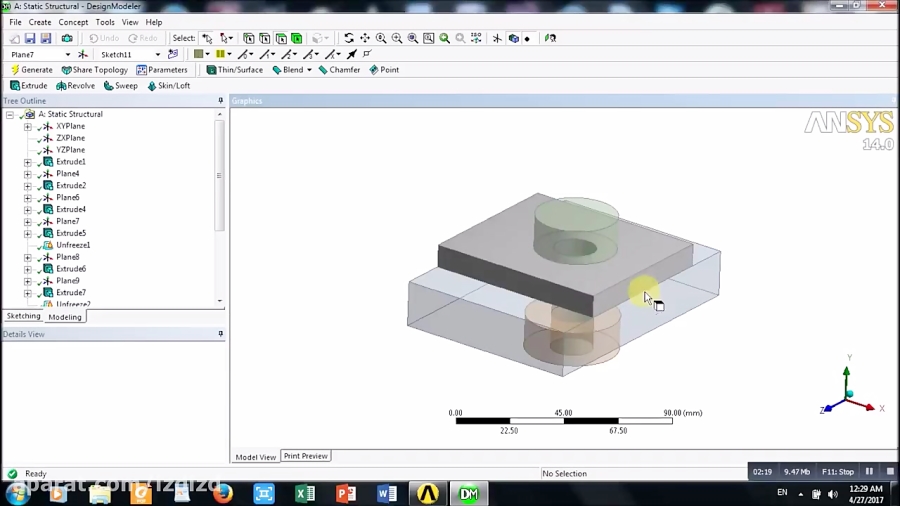 Ansys Static Analysis TutorialsDesign of Bolted Connections