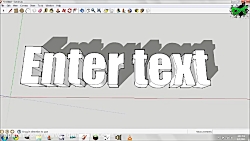 آموزش اسکچاپ Google Sketchup 3D Text Backgrounds Intros