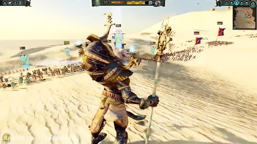 گیم پلی Total War: Warhammer 2 Rise of the Tomb Kings
