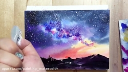 نقاشی آبرنگ آموزش نقاشی آبرنگ...