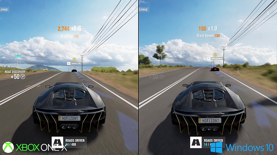 مقایسه گرافیک بازی Forza Horizon 3 - Xbox One X vs PC