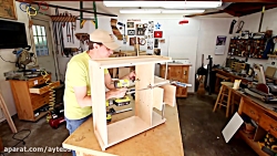 روش ساخت کابینت کوچک چوبی و فلزی دیواری