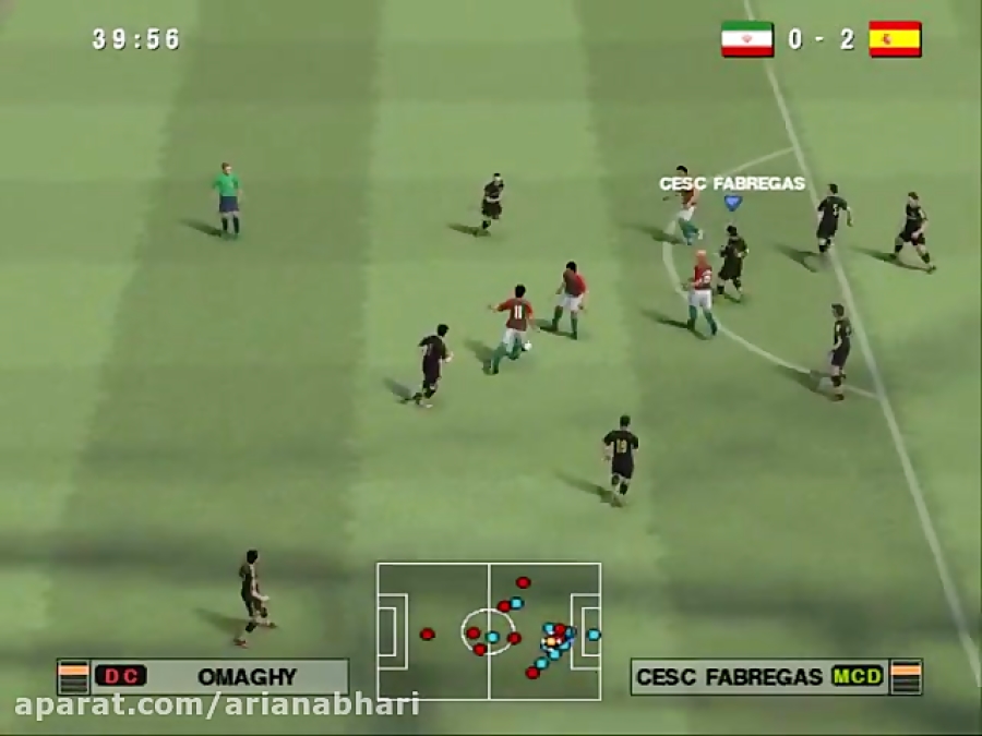 PES 2016 - گیم پلی - ایران و اسپانا