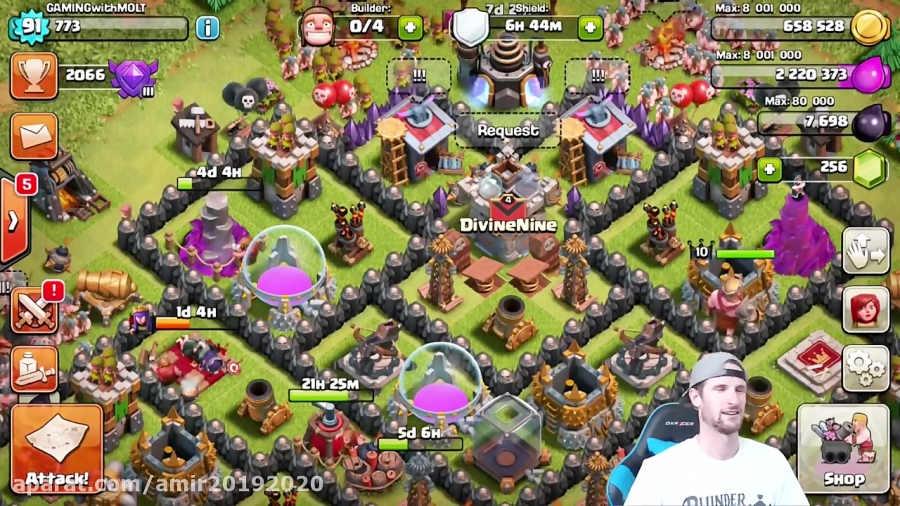 Clash Of Clans Only One Minute Challenge With Nickatnyte 6353