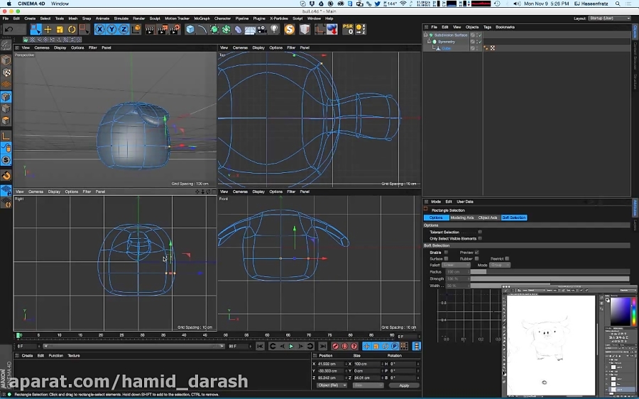 Cinema 4D Tutorial - Modeling a Character in Cinema 4D | Part 01