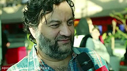 مهراب قاسمخانی در حاشیه اکران فیلم مستند فرشاد آقای گل زمان59ثانیه