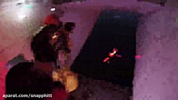 پرواز هیجان انگیز رنگارنگ در ش...