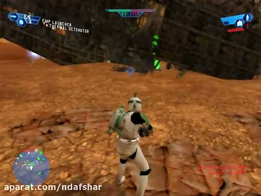 گیم پلی star wars battlefront گرفتن پایگاه