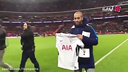 خوشامدگویی دیدنی تاتنهامی ها ب...