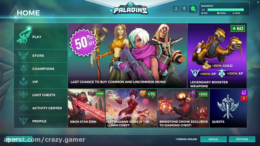 بازی Paladins | از بینهایت لذت ببرید Vivian