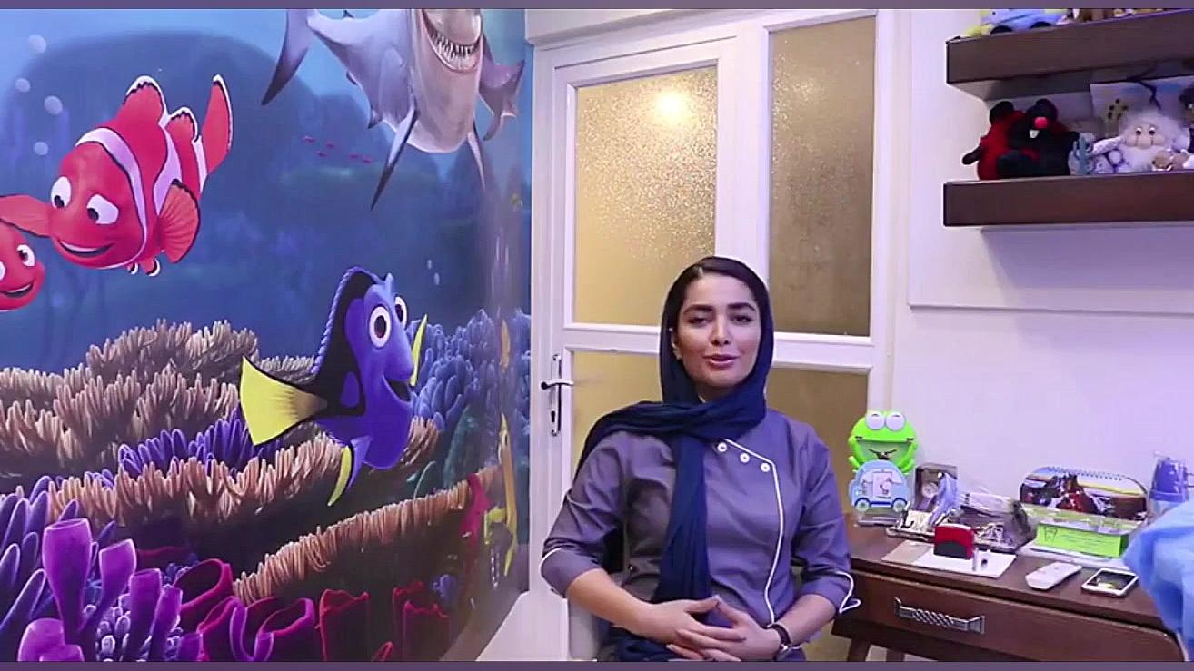عصب کشی در دندان های شیری ، دکتر ماندانا حجازی انتروپیون