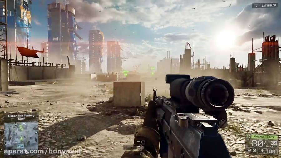 گیم پلی Battlefield 4 در PS4 Pro