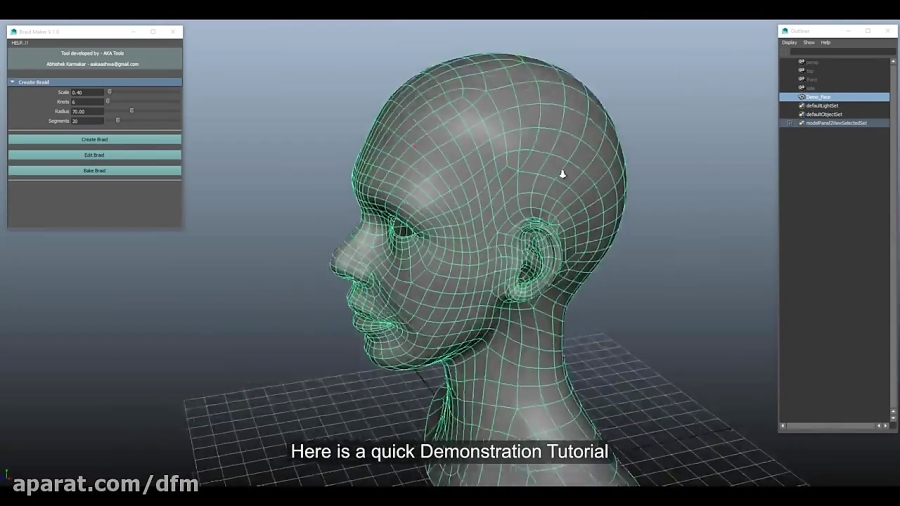 Braid Maker V1.0 for Maya