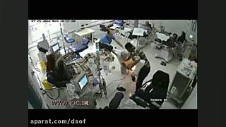 آتش زدن بیمار اروپایی حین دیالیز کلینیک لیزر