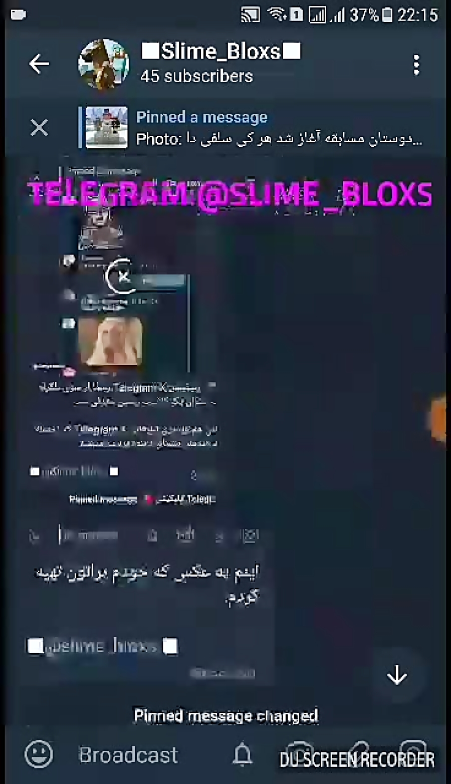 کانال تلگرام ماینکرافت|@slime_bloxs|آموزش. مپ. سید. مسابقه و. . .