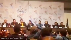 جدال لفظی بین یک خبرنگار و سهی...