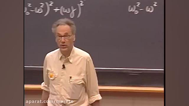 8.03 - Lect 3 - Driven Oscillations With Damping, Steady State Solutions, Resonance آزمون آنتی‌بادی خنثی‌کننده