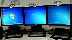 مقایسه سرعت بین حافظه SSD و در...