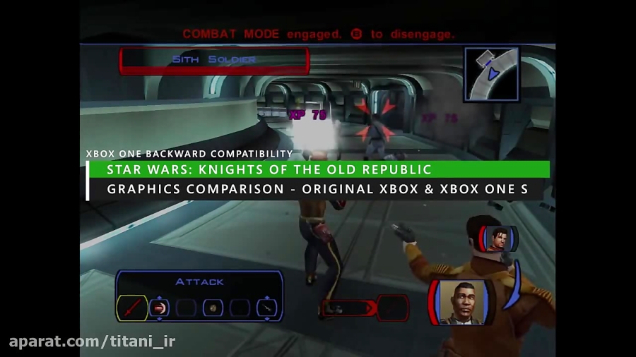 مقایسه گرافیکی Star Wars: Knights of the Old Republic