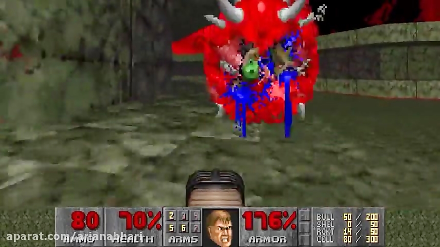 کشتن غول مرحله اول بازی Doom