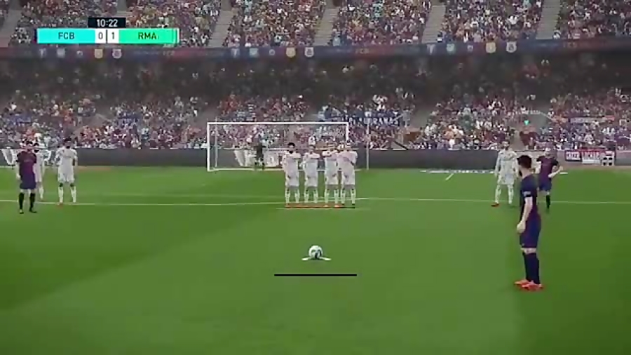 ضربه ازاد در pes2018