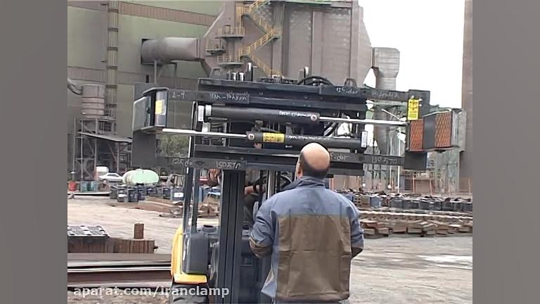 بشکه گیر لیفتراک بشهکه گیر با چرخش 360 drum clamp|forklftattachment درمان سلولیت