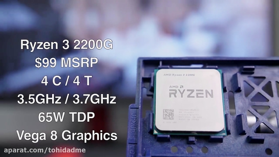 Best CPU for Budget Gaming PC's AMD Ryzen 3 2200G Ryzen 5 2400G Review