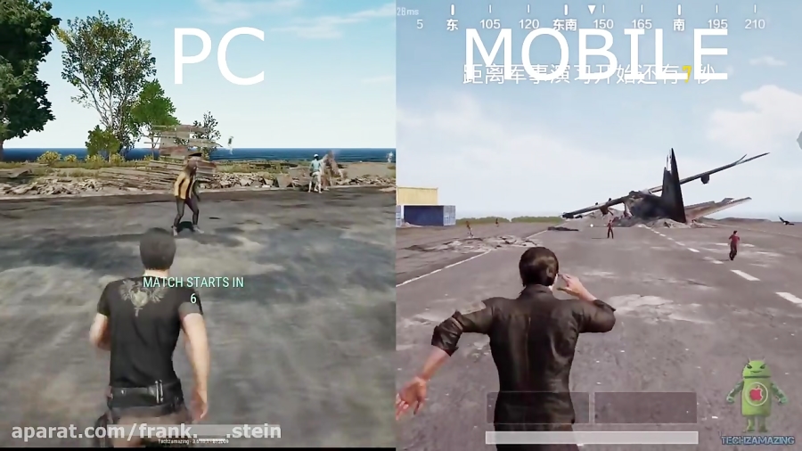 Player Unknown#039;s Battlegrounds PC vs MOBILE - GAMEPLAY (PUBG)