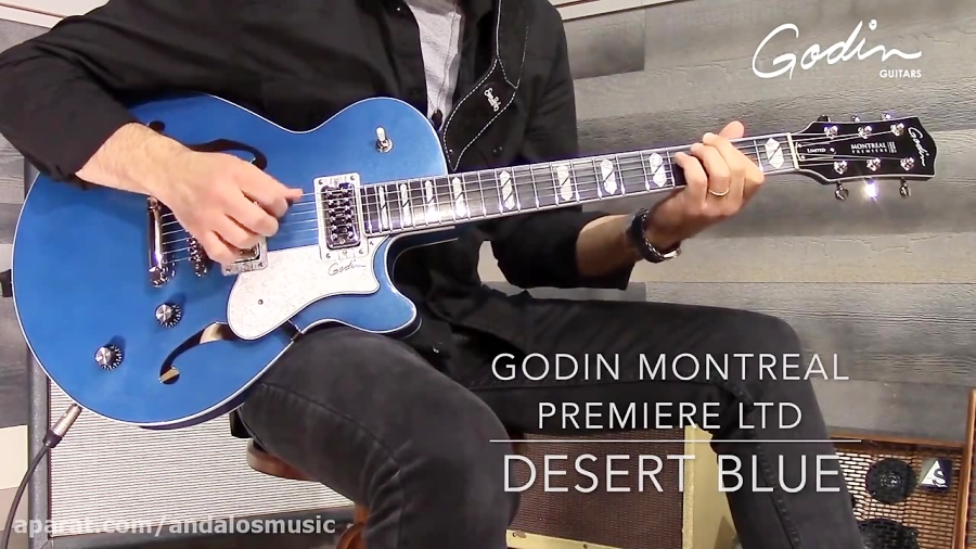 godin montreal premiere desert blue