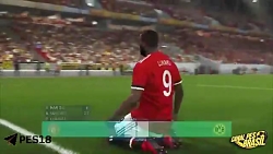 آموزش زدن کرنر با درصد گل بالا در PES2018