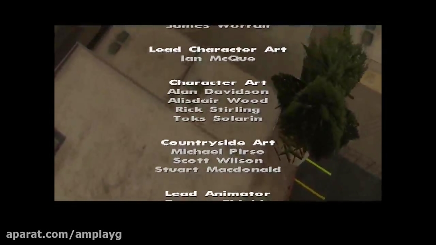 تیتراژ پایانی بازی GTA San Andreas