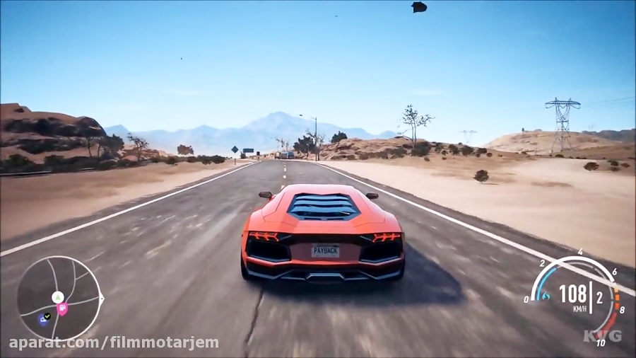 لذت رانندگی اونتادور در بازی Need For Speed: Payback