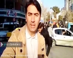 بازگشت آرامش به خیابان پاسدارا...