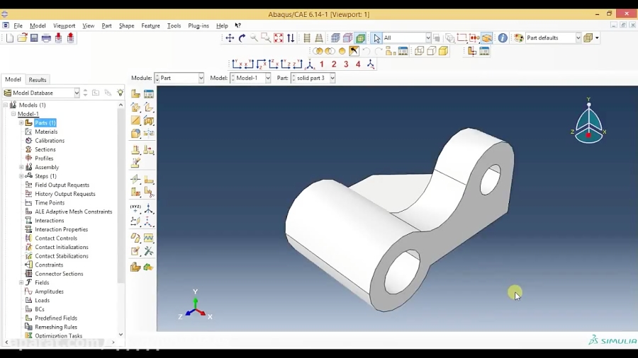 Abaqus Meshing Tutorials - How To Mesh Complex Part In Abaqus