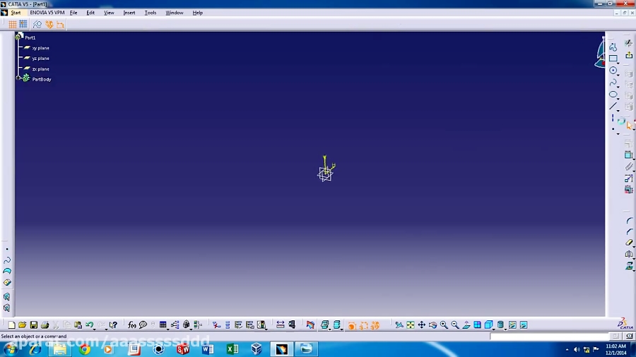 Catia v5 basic part design tutorial with audio