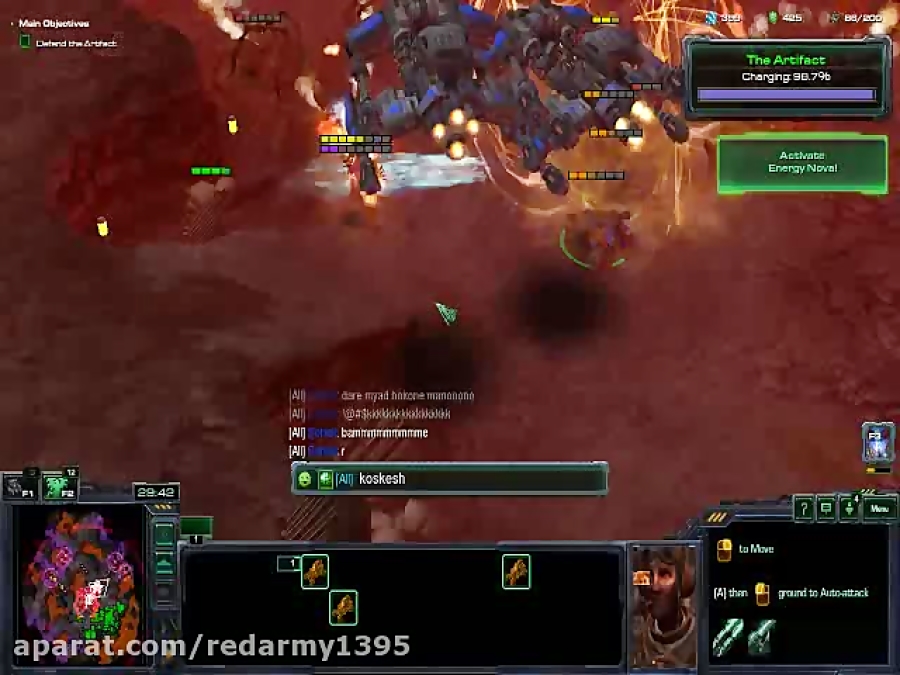 Starcraft II ALL IN Mission Gameplay