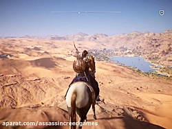 * نمایی مرتفع از شهر Siwa در Assassin#039;s Creed Origins *