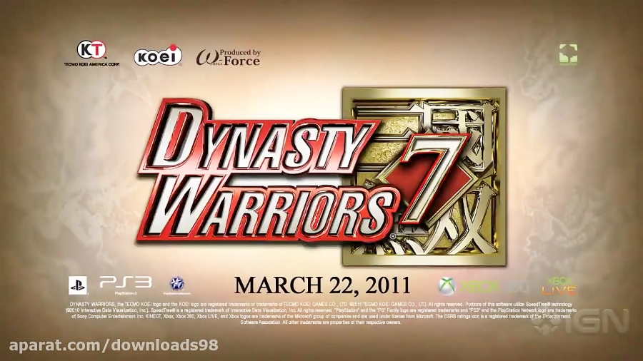 Dynasty Warriors 7 تریلر بازی