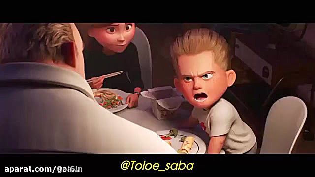 تریلر انیمیشن "شگفت انگیزان2" با دوبله فارسی تست زمان89ثانیه