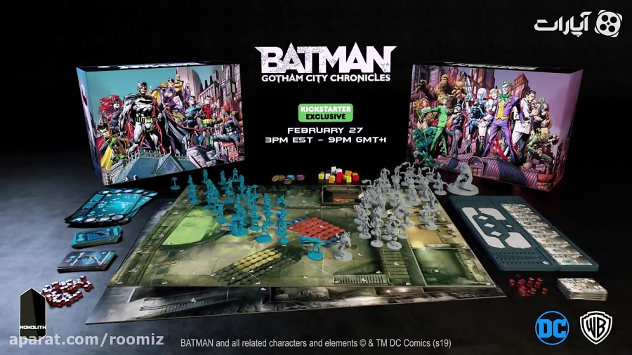 تریلر کمپین کیک استارتر Batman: Gotham City Chronicles