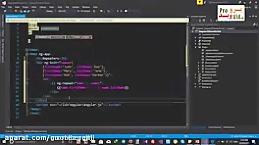 آموزش عملی کار با Repeater ها در Angular Gooni Berenji