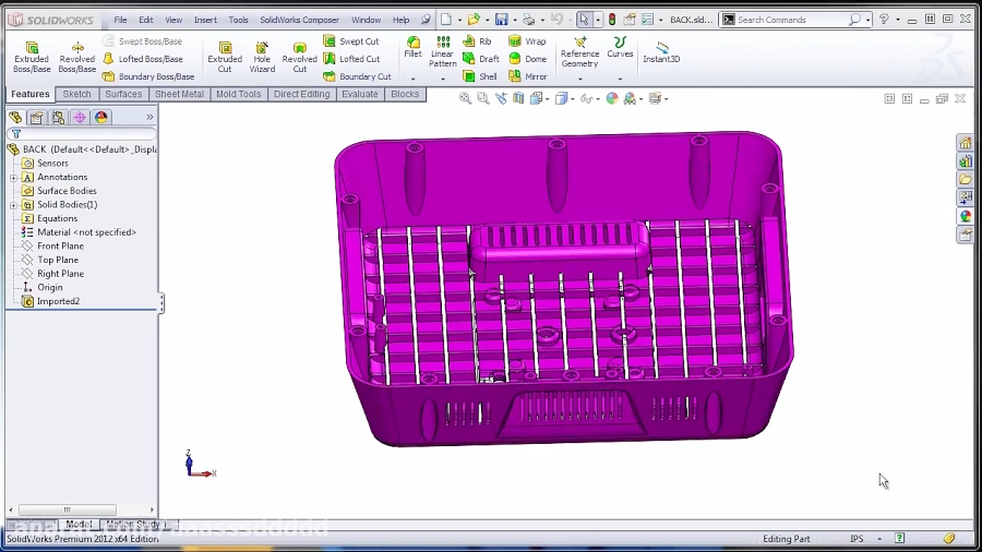 SolidWorks: Imported Model - Troubleshooting (Part 1 Of 3)